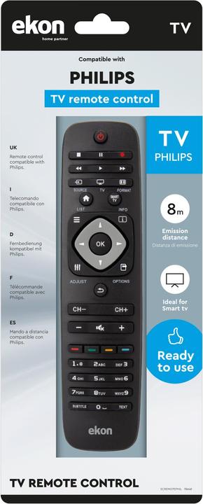 Immagine prodotto Ekon Telecomando per Philips (Telecomando specifico per il dispositivo)