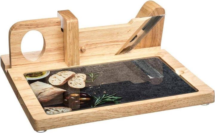 Produktbild Secret de Gourmet Fleisch- und Käseschneider mit Tablett - Holz