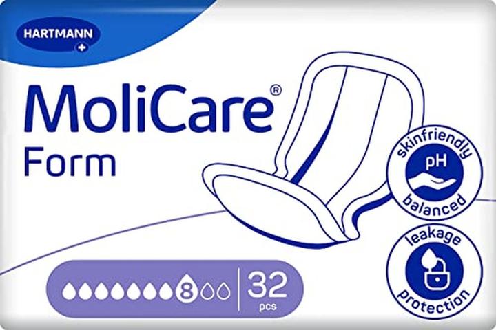 Actual product image Hartmann MoliCare Form 8 drops | 4 x 32 pieces (128 x)