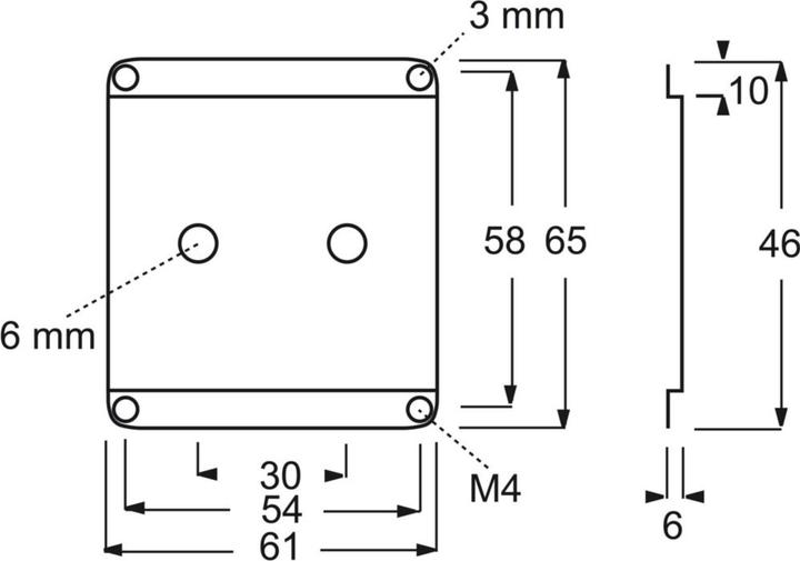 Actual product image Busch-Jaeger 2CKA001716A0042 - 61 mm - 6 mm - 65 mm