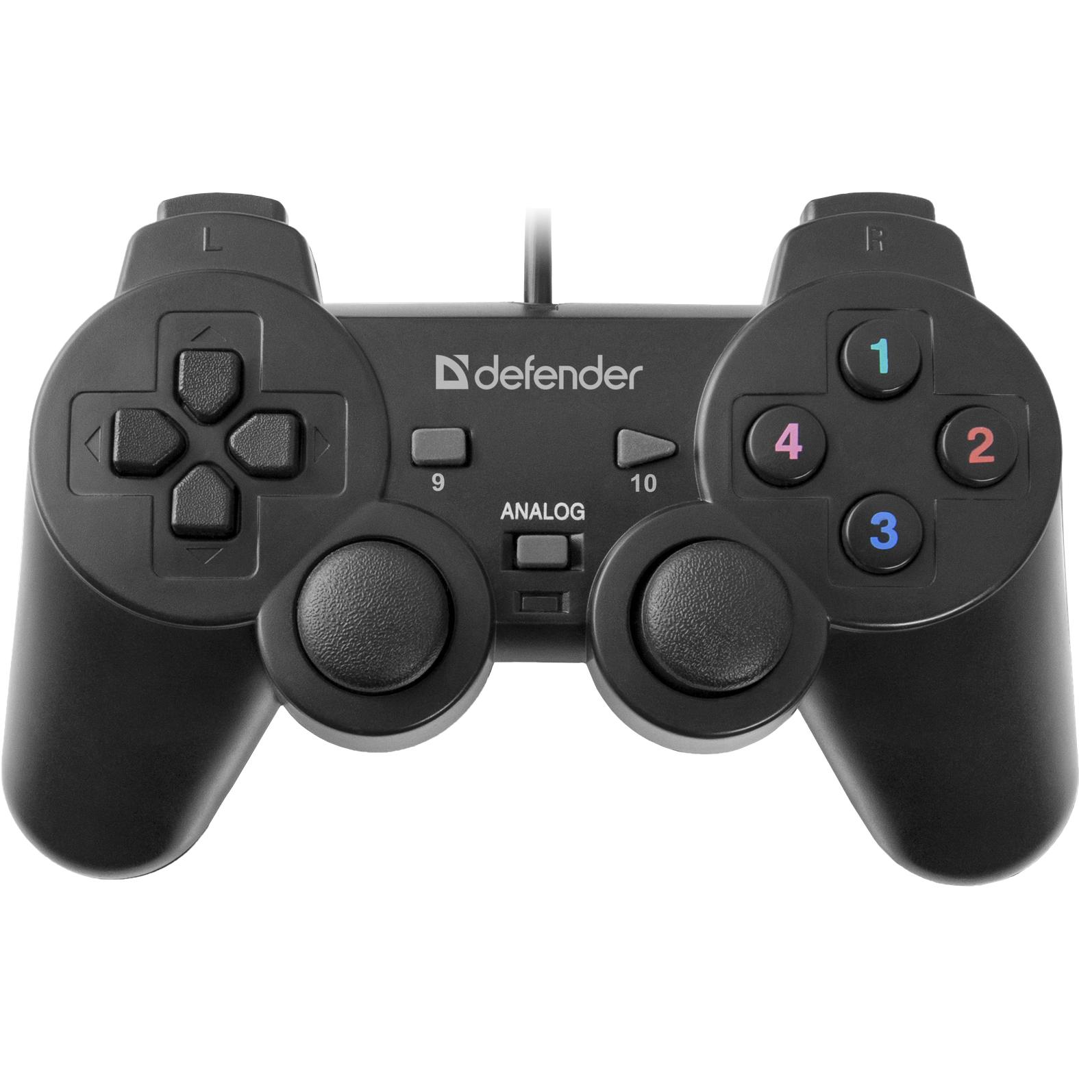 Defender Gamepad Omega (64247) (PC), Gaming Controller, Schwarz