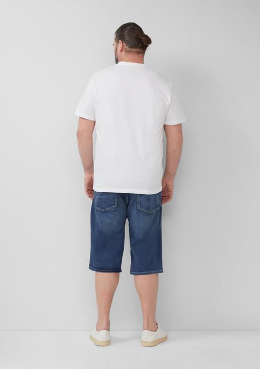 Produktbild S.Oliver T-Shirt Jersey-T-Shirt mit V-Ausschnitt und Logo (XXL)