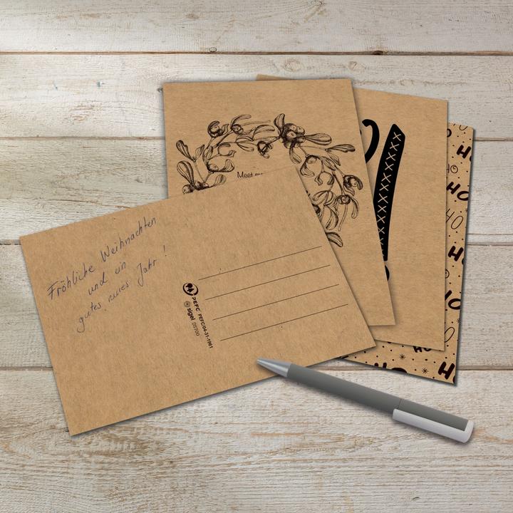 Image du produit Sigel Set de cartes postales de Noël "Noël naturel", DIN A6 (1 pcs)