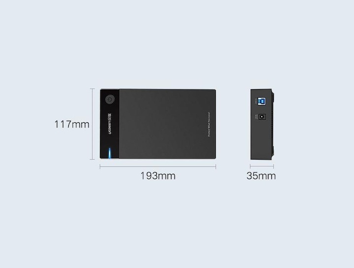 Actual product image Ugreen HDD Hard disk drive (3.5", 2.5")