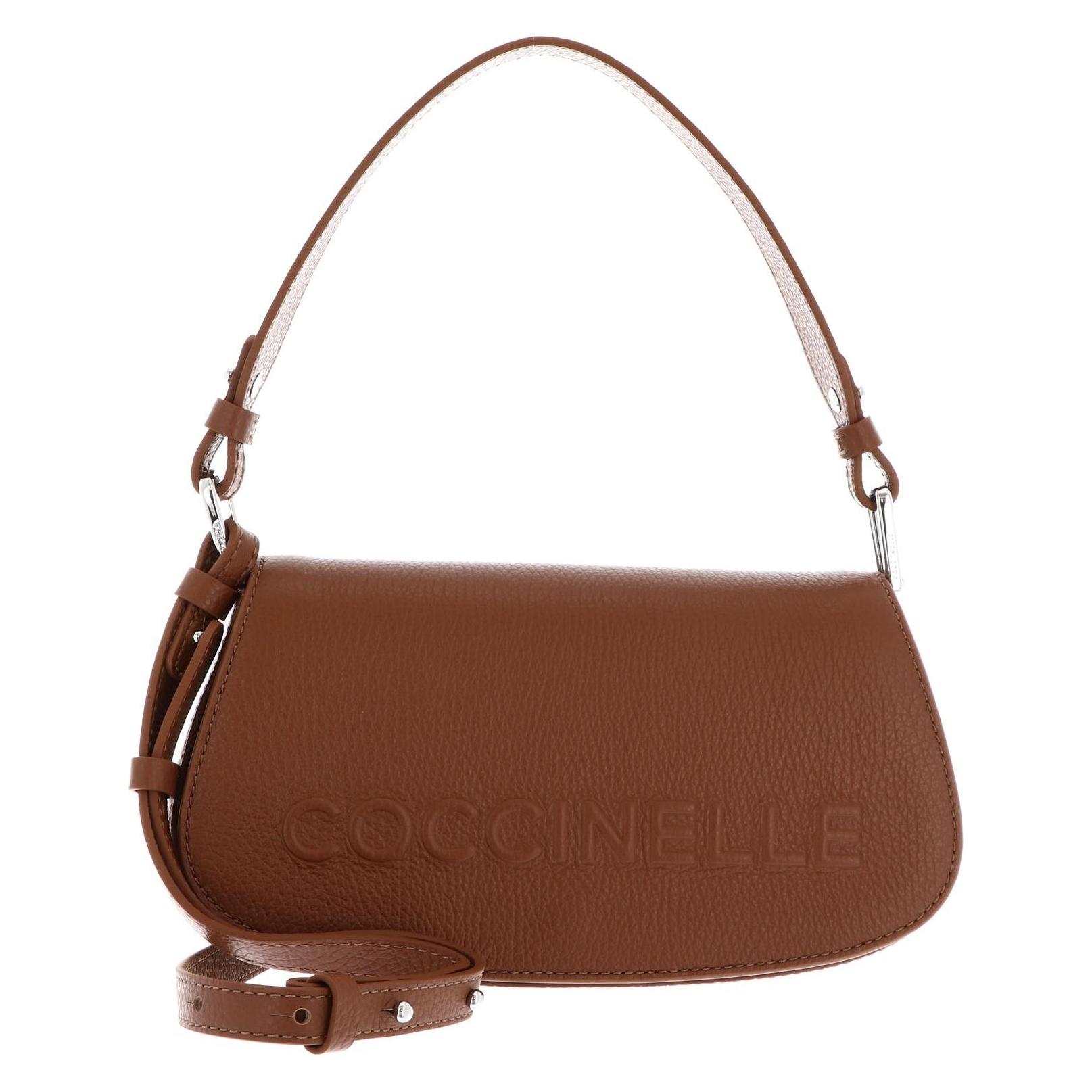 Coccinelle, Damen, Handtasche, Myrtha Maxi Log Mini Crossbody Bag, Braun