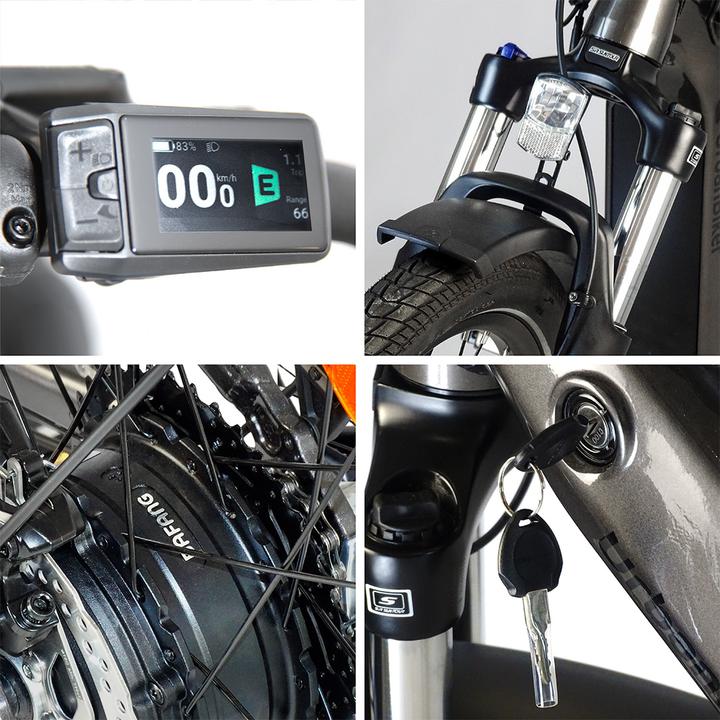 Immagine prodotto Urbanbiker UB300B FE | Trekking E-Bike Vollausgestattet | Bis zu 140 km Reichweite