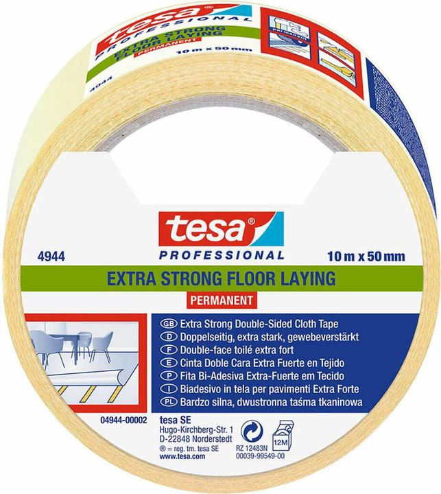 Produktbild tesa Verlegeband extra strong perm.10:50 (50 mm)