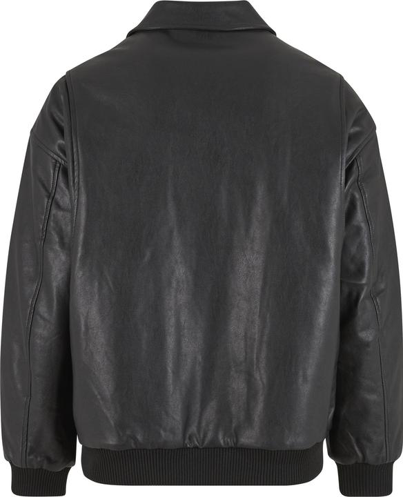 Actual product image Urban Classics Synthetic Leather Blouson black S (S)