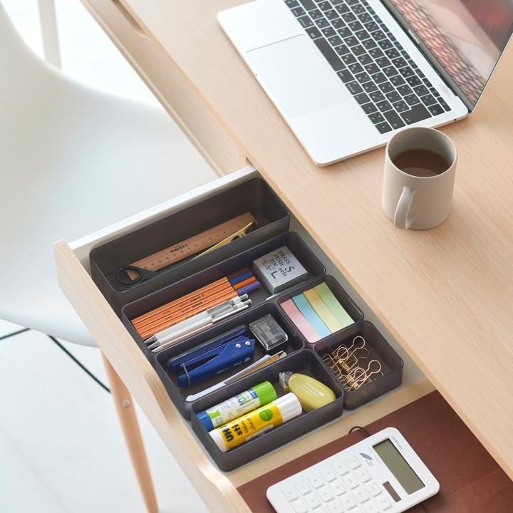 Actual product image Yamazaki Stackable organiser L deep (set of 2) TOWER