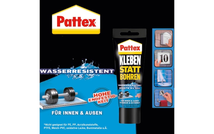 Actual product image Pattex Bonding instead of drilling Water-resistant (340 g)