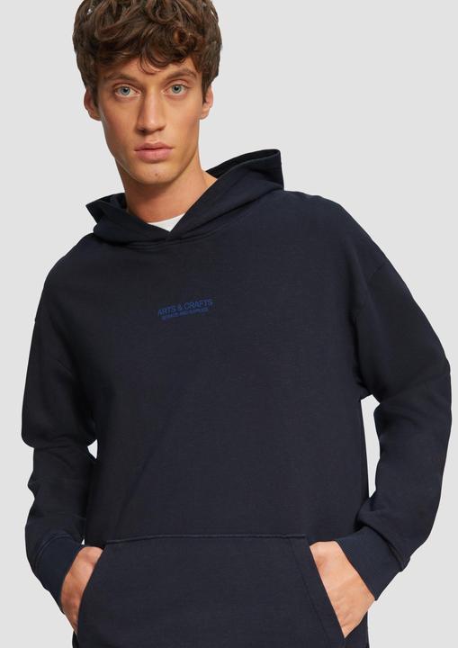 Produktbild S.Oliver Sweatshirt Hoodie mit Flammgarn-Struktur im Relaxed Fit (XL)
