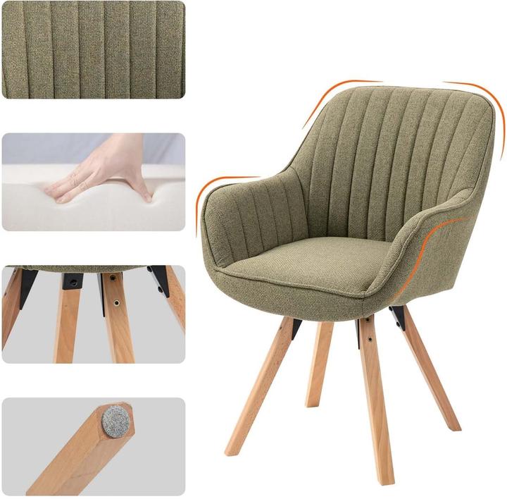 Actual product image Meuble Cosy Carson Fabric Green