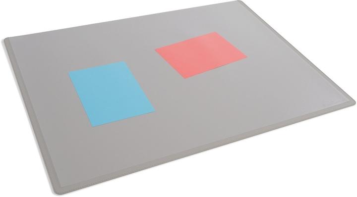 Actual product image Durable Desk pad with cover, PP, grey (53 x 40 cm)