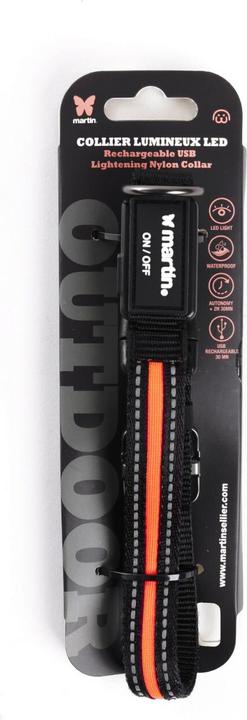 Actual product image Martin Sellier USB LED Dog Collar (Dog, Walks)