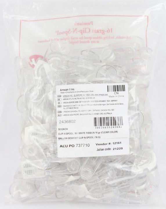 Produktbild Amscan Klammer Ballongewicht 16g
