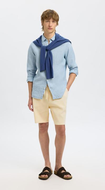 Actual product image Selected Waffle structure shorts (XL)