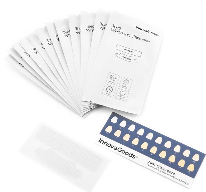 Actual product image InnovaGoods Tooth whitening strips Wripes (Bleaching Strips)
