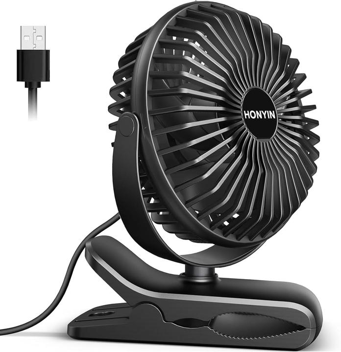 Honyin Mini-Ventilator mit Clip (40 dB)