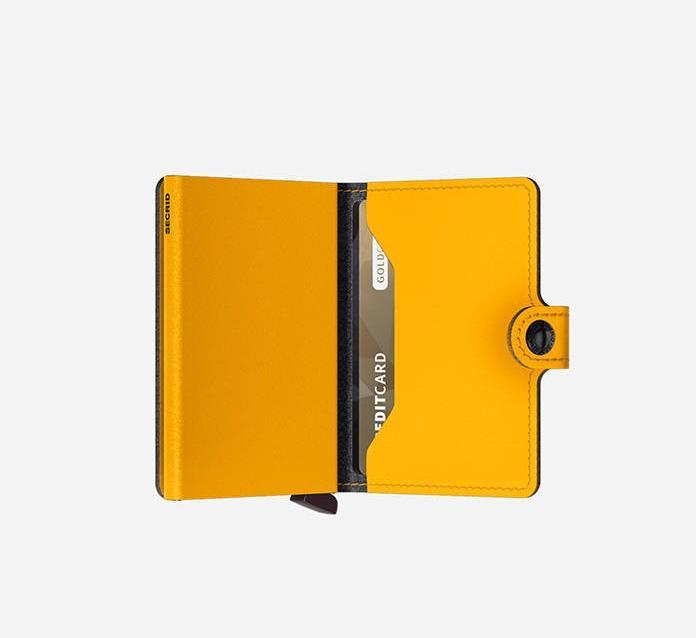 Actual product image Secrid Credit Card Case Miniwallet Yard Ochre