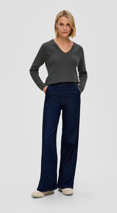 Produktbild s.Oliver Strickpullover Strickpullover mit Raglanärmeln (34)