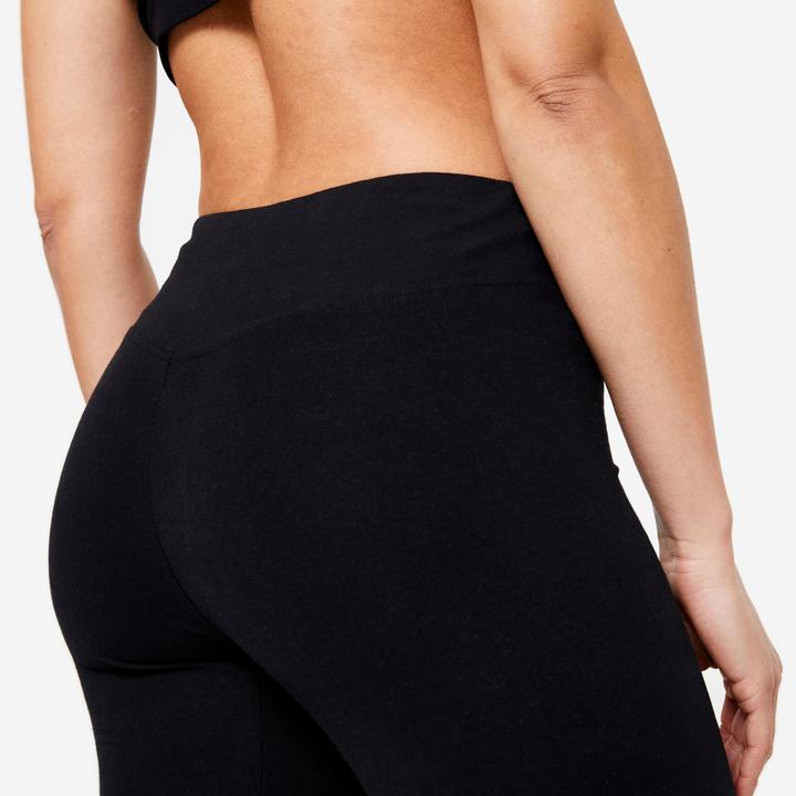 Actual product image Domyos 3/4 Leggings Damen Slim - schwarz (3XL)