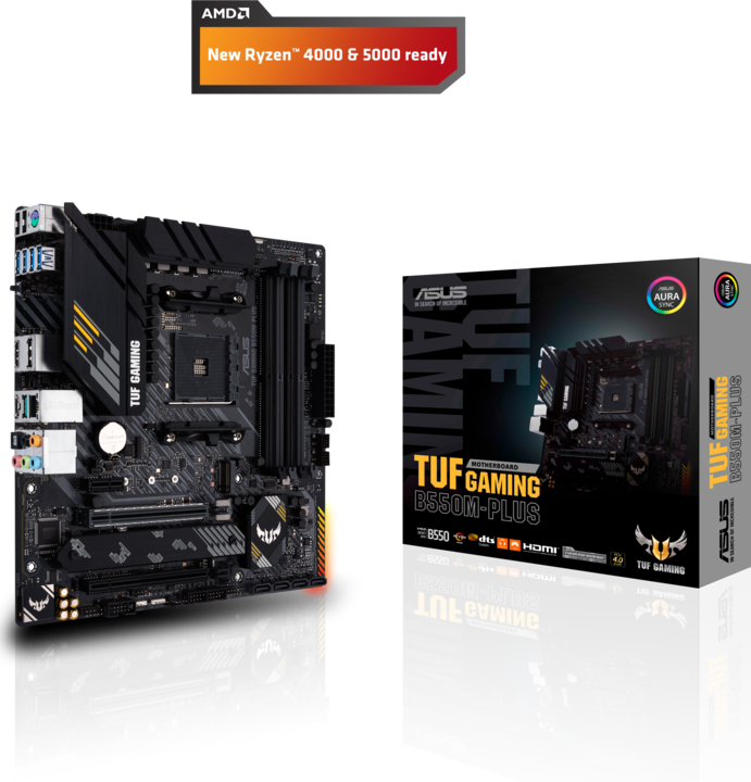 Produktbild ASUS TUF GAMING B550M-PLUS (AM4, AMD B550, mATX)