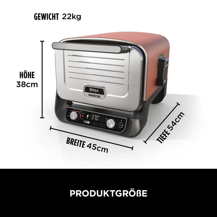 Actual product image Ninja OO101CH Woodfire Ofen, Pizzaofen & Smoker
