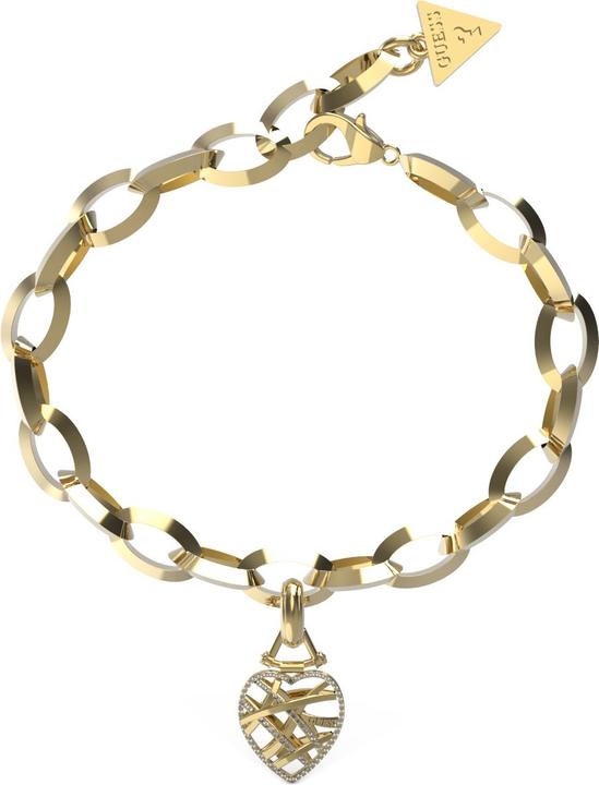 Guess HEART CAGE Armband (18.40 cm, Edelstahl)