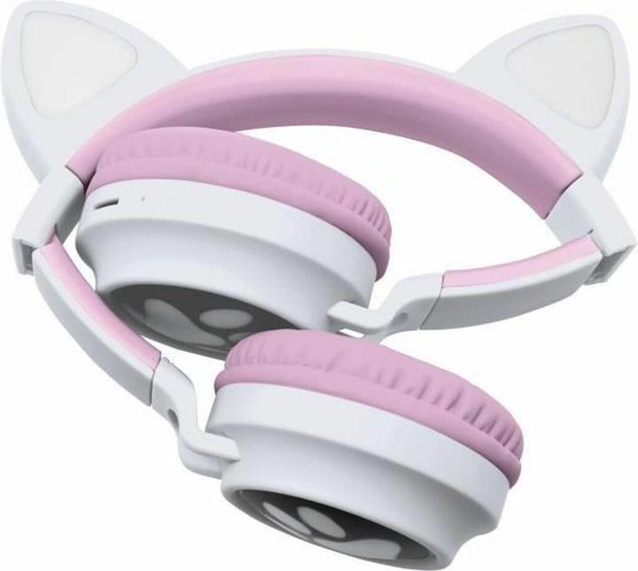 Actual product image Lexibook Cat ear and lightings bluetooth headphones (HPBTKT)