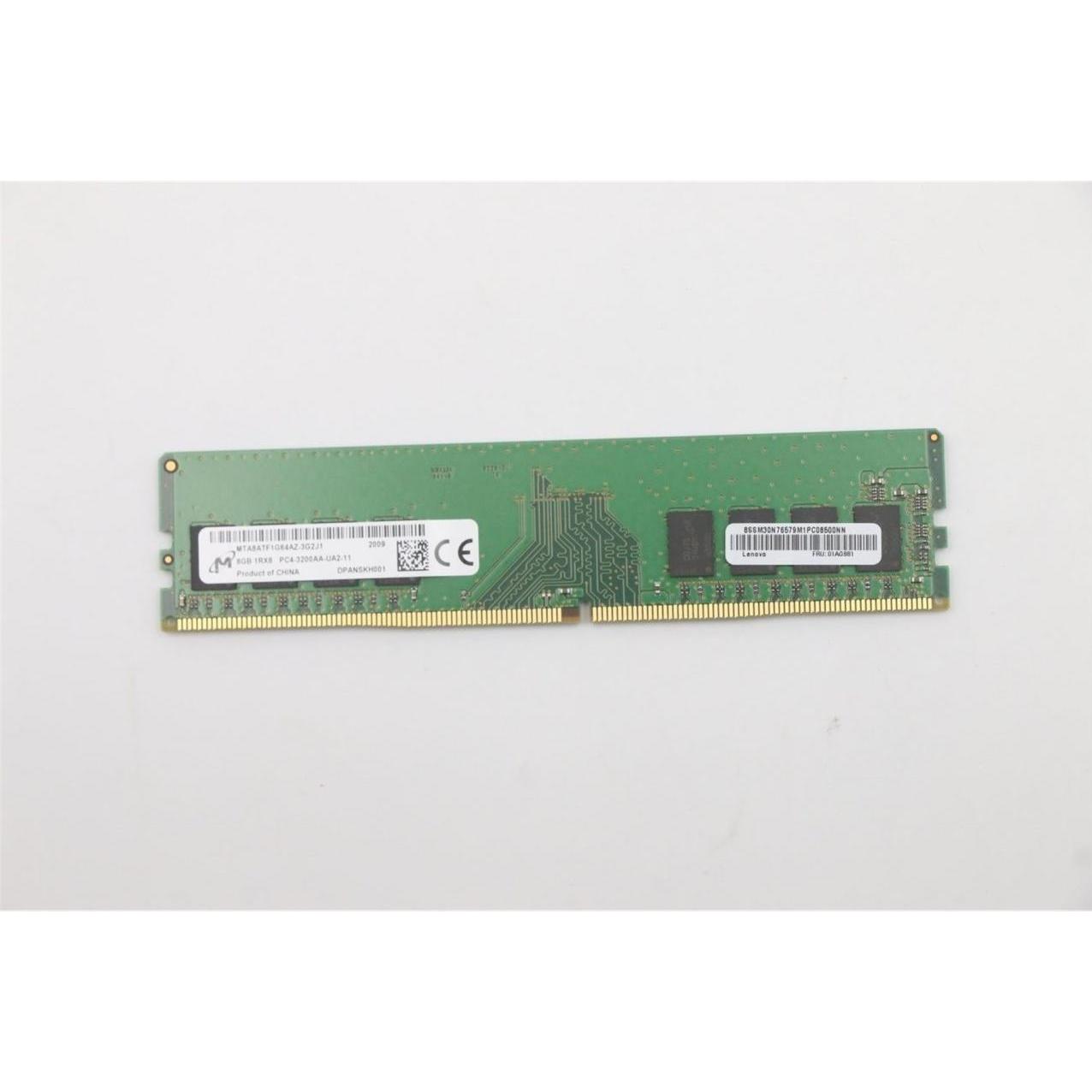 Lenovo Memory UDIMM,8GB, DDR4, 3200 (1 x 8GB, 3200 MHz, DDR4-RAM, U-DIMM), RAM
