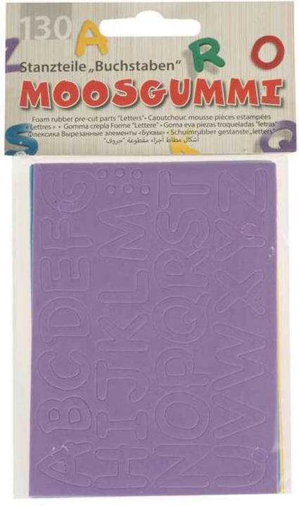 Produktbild Folia Moosgummi-Stanzteile Buchstaben