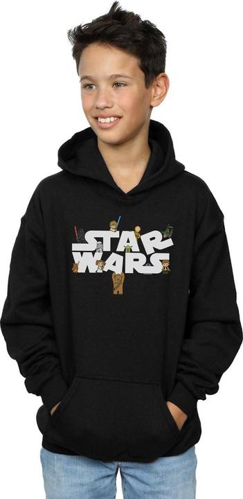 Immagine prodotto Star Wars Kiddie Logo Felpa con Cappuccio Ragazzi (152, 158)