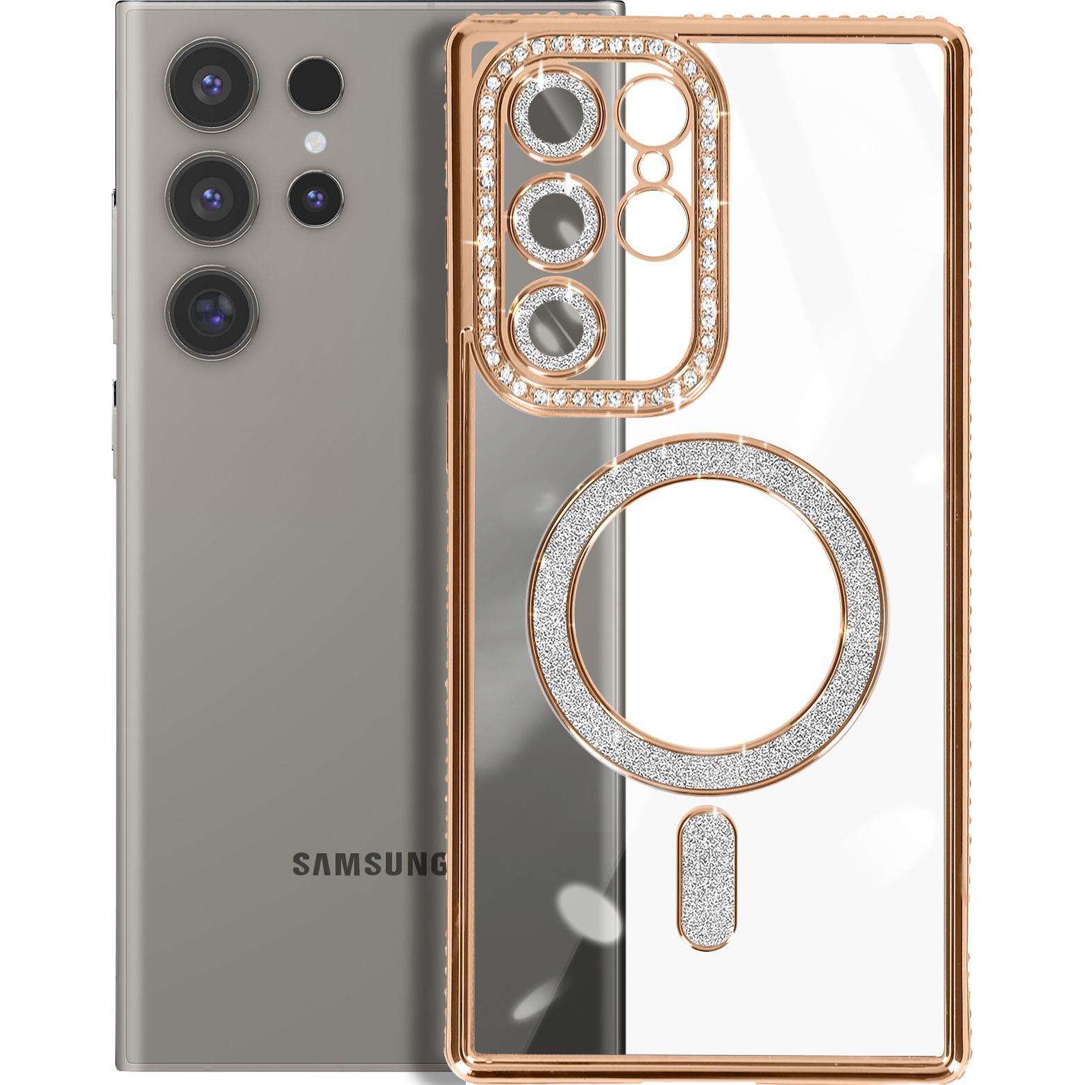 Avizar Glamor Guard Case (Samsung Galaxy S24 Ultra), Smartphone Hülle, Gelb