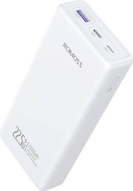Actual product image Romoss Powerbank PRC20 20000mAh 22.5W (white) (20000 mAh, 22.50 W, 74 Wh)