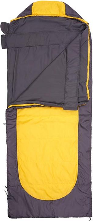 Actual product image Mountain Warehouse Unisex Adult Left Zip Microlite 500 Square Sleeping Bag (215 cm)
