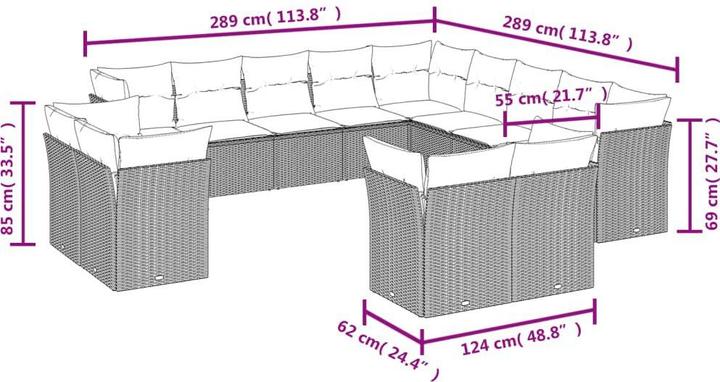 Produktbild vidaXL Briar