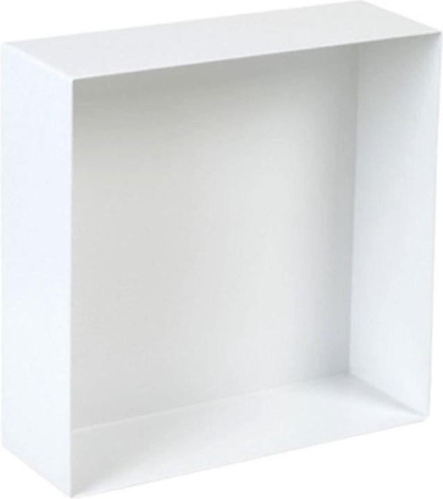 Plieger Inbox Inbouwnis - Opbouwnis - RVS - 30x30x10cm - Wit