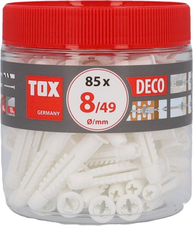 Productafbeelding Tox Universele deuvel Deco in rond blik (85 Pcs.)