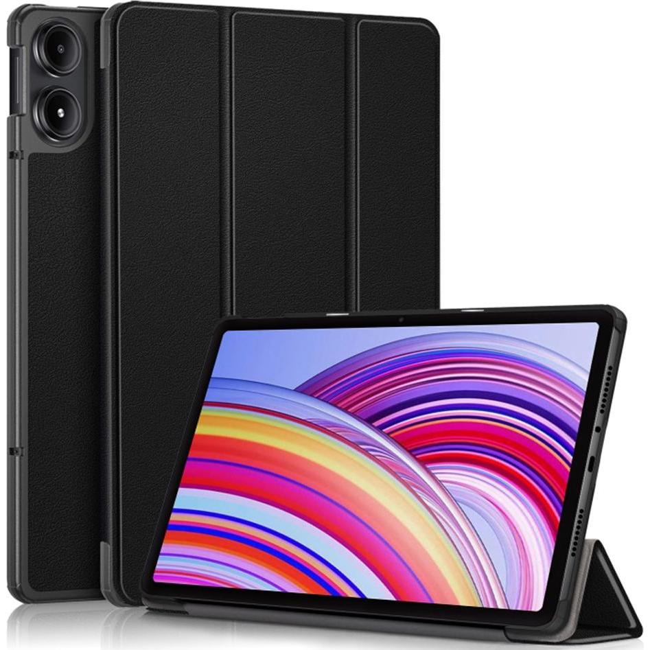 Techsuit FoldPro (Xiaomi Poco Pad, Xiaomi Redmi Pad Pro, Xiaomi Redmi Pad Pro 5G), Cover tablet, Nero