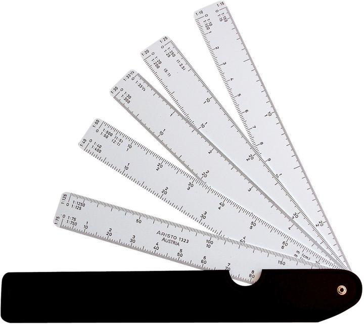 Actual product image Aristo Fan scale (15 cm, Plastic)