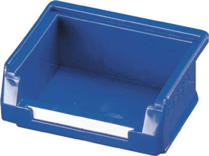 Actual product image Kappes Open fronted storage box L290xW140xH130mm PE blue