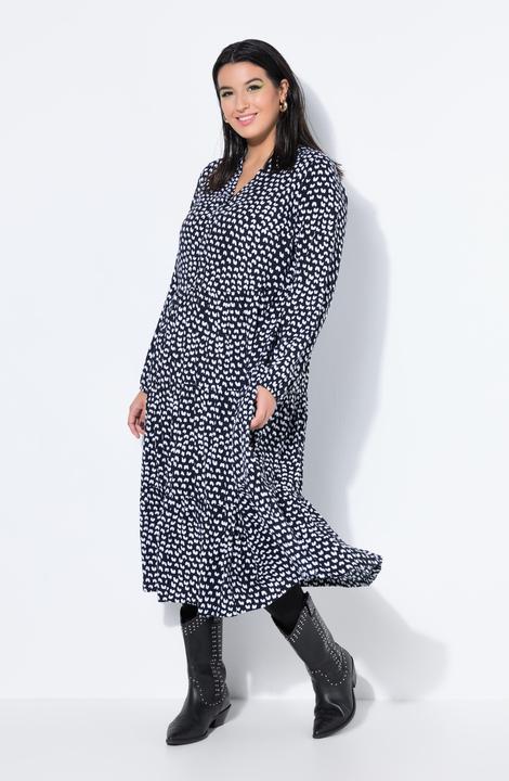 Produktbild Studio Untold Maxikleid, A-Line, Black&White-Print (56)