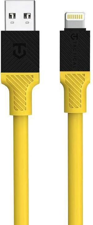 Actual product image Tactical Fat Man Cable USB-A/Lightning 1m Yellow (1 m, USB 2.0, 60 W)