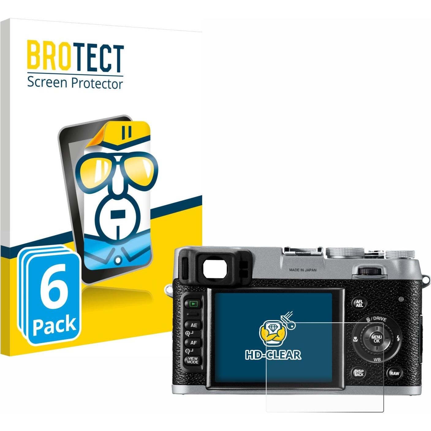 BROTECT Schutzfolie Displayschutz Displayschutzfolie Folie Klar Transparent (Displayschutz, Finepix X100), Kameraschutz,...