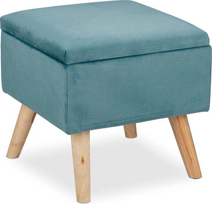Image du produit Relaxdays Tabouret velours