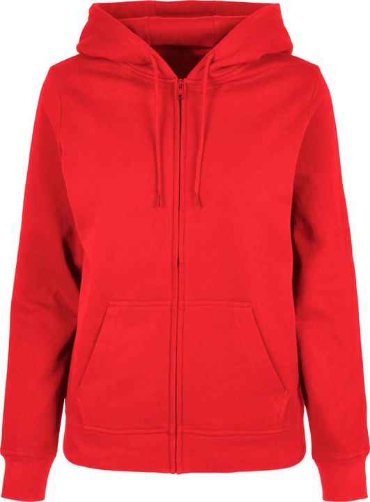 Actual product image Build Your Brand Womens/Ladies Basic Full Zip Hoodie (42 D)