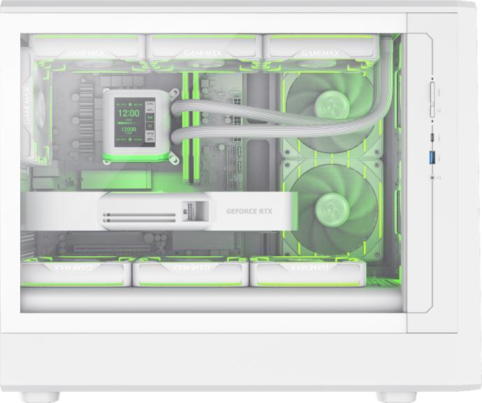 Actual product image GameMax CLAW 360 WH (ITX, mATX)