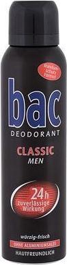 Immagine prodotto BAC Deodorante Spray Classico Uomo 24H (Getto vaporizzato, 150 ml)