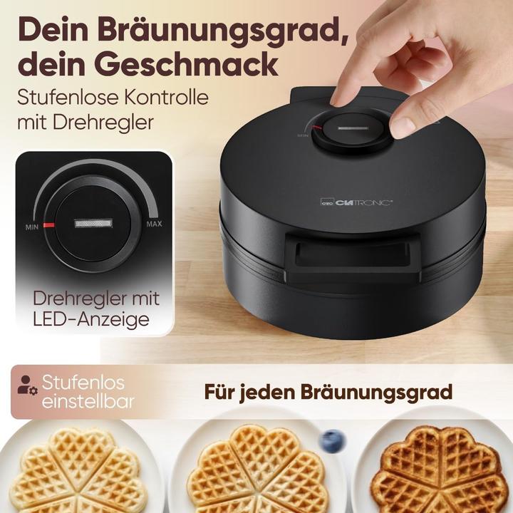 Image du produit Clatronic Waffeleisen Herzform
