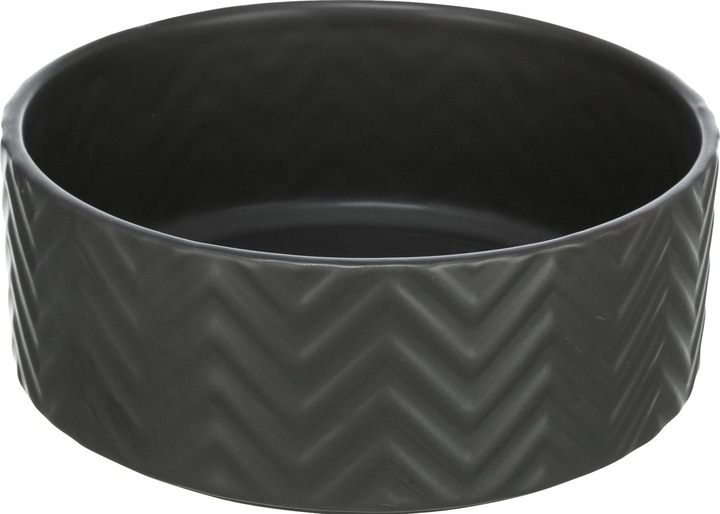 Actual product image Trixie Ceramic bowl ø 16 cm, 0.9 l, Black (0.90 l)